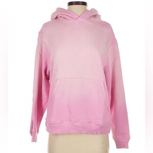 Elwood Core Oversize Organic Cotton Brushed Terry Hoodie Sun Faded Pink XS